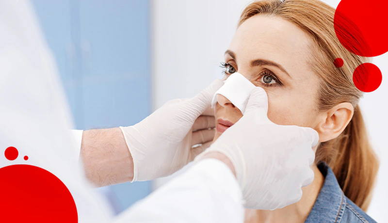 examination for nose job surgery